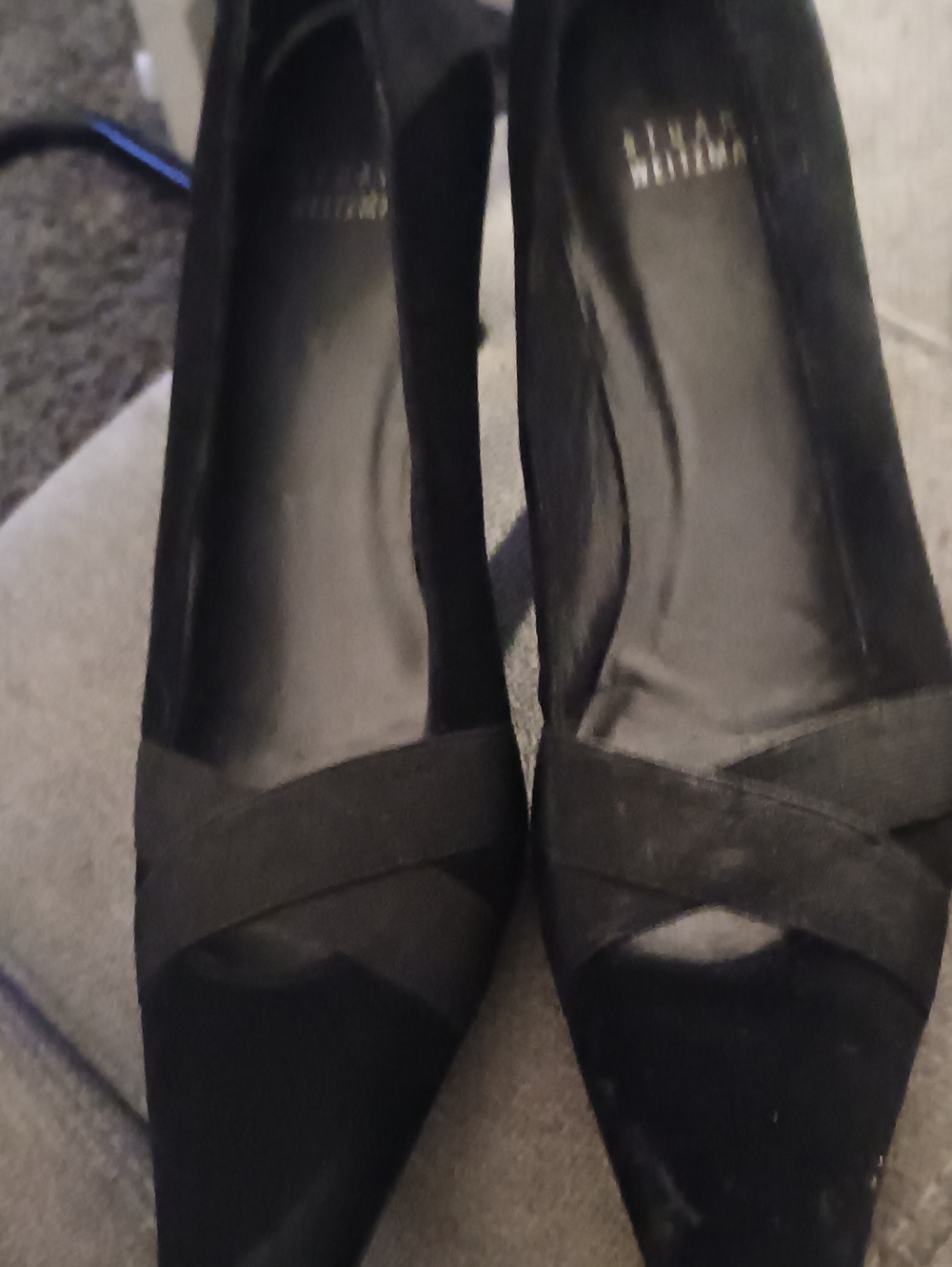 Black Women's Pointed-Toe Pumps - Classic Dress Heels (283) 6.5 N